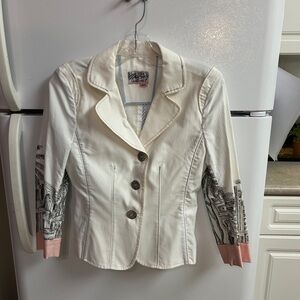 Miss Sixty White and Pink Denim Jacket Size S
Made in Italy